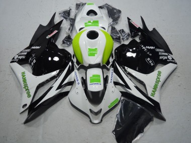 Noir Blanc Vert Hannspree Carénages Honda CBR 600 RR 09-12