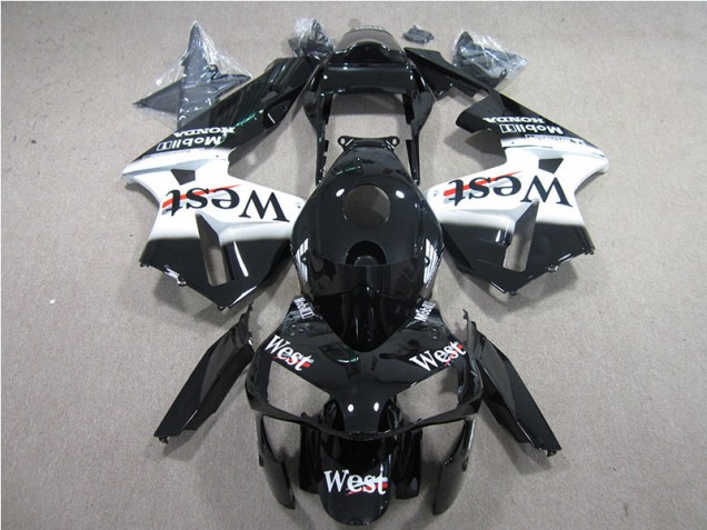 Noir Blanc West Carénage Honda CBR 600 RR 05-06 Noir Blanc West Carénage Honda CBR 600 RR 05-06