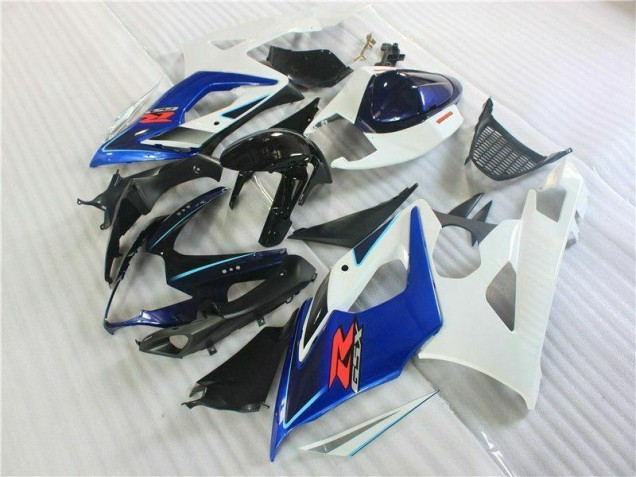 Noir Bleu Blanc Carénage Suzuki GSXR 1000 K5 05-06 Noir Bleu Blanc Carénage Suzuki GSXR 1000 K5 05-06
