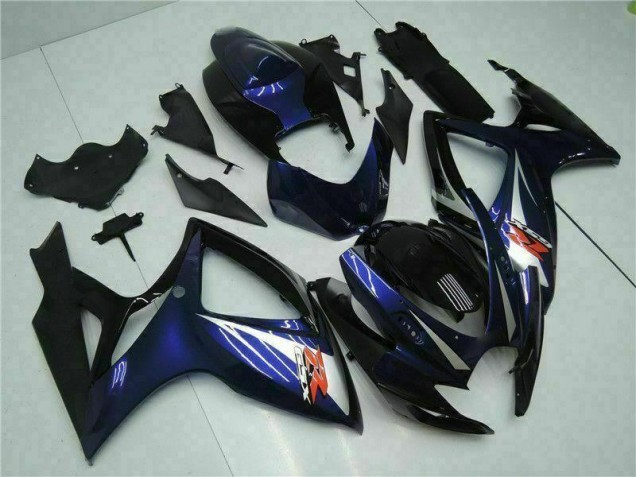 Noir Bleu Carénage Suzuki GSXR 600 / 750 K6 06-07 Noir Bleu Carénage Suzuki GSXR 600 / 750 K6 06-07