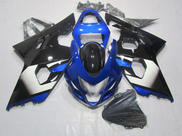 Noir Bleu Carénage Suzuki GSXR 600 K4 04-05 Noir Bleu Carénage Suzuki GSXR 600 K4 04-05