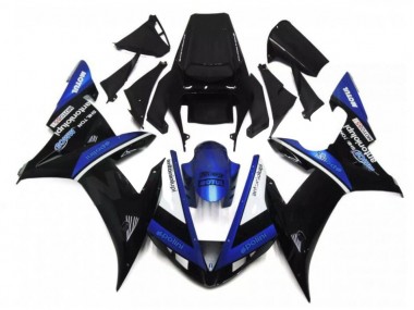 Noir Bleu Carénage Yamaha R1 02-03