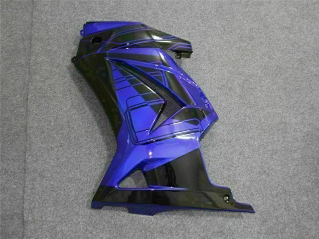Noir Bleu Carénages Kawasaki EX250 08-12 Noir Bleu Carénages Kawasaki EX250 08-12