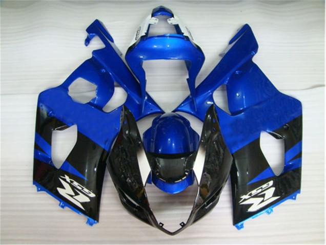 Noir Bleu Carénages Suzuki GSXR 1000 K3 03-04