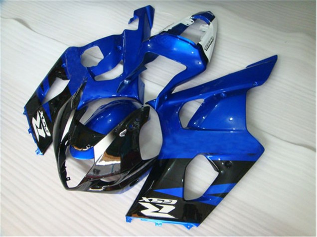 Noir Bleu Carénages Suzuki GSXR 1000 K3 03-04