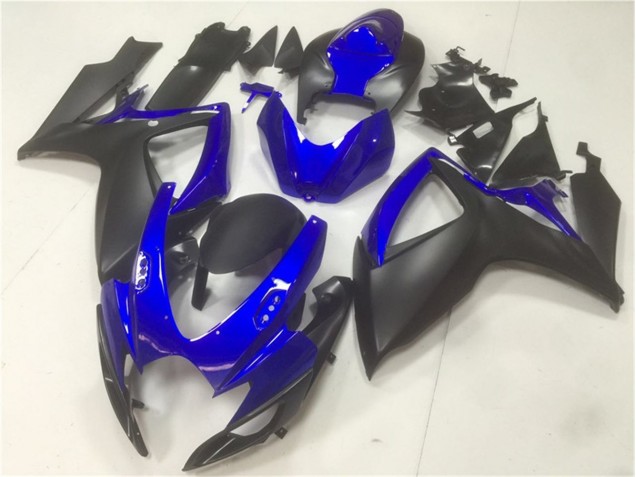 Noir Bleu Carénages Suzuki GSXR 600 / 750 K6 06-07 Noir Bleu Carénages Suzuki GSXR 600 / 750 K6 06-07