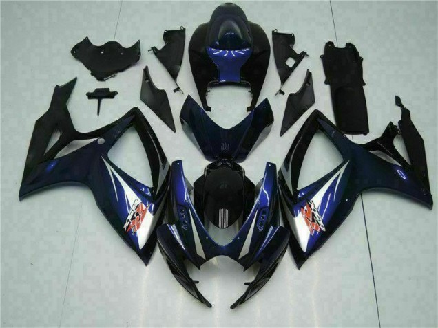 Noir Bleu Carrosserie Suzuki GSXR 600 / 750 K6 06-07 Noir Bleu Carrosserie Suzuki GSXR 600 / 750 K6 06-07
