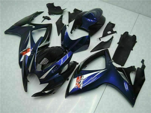 Noir Bleu Carrosserie Suzuki GSXR 600 / 750 K6 06-07 Noir Bleu Carrosserie Suzuki GSXR 600 / 750 K6 06-07
