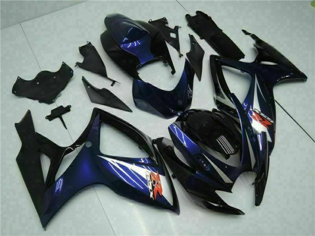 Noir Bleu Carrosserie Suzuki GSXR 600 / 750 K6 06-07 Noir Bleu Carrosserie Suzuki GSXR 600 / 750 K6 06-07
