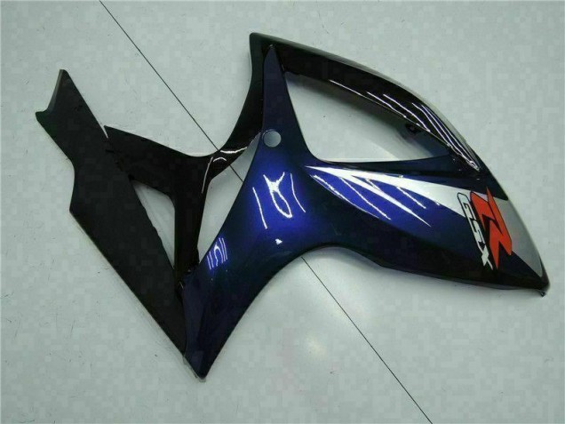 Noir Bleu Carrosserie Suzuki GSXR 600 / 750 K6 06-07 Noir Bleu Carrosserie Suzuki GSXR 600 / 750 K6 06-07