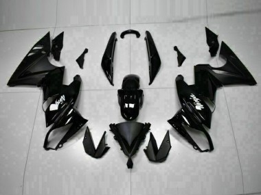 Noir Brillant Carénage Kawasaki EX650 09-11
