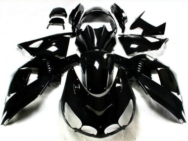 Noir Brillant Carénage Kawasaki ZX14R ZZR 1400 06-11