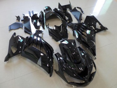 Noir Brillant Carénage Kawasaki ZX14R ZZR 1400 12-21