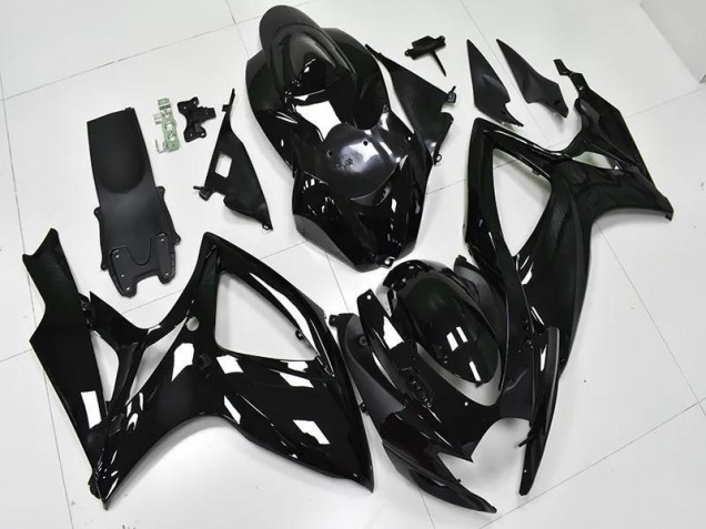 Noir Brillant Carénage Suzuki GSXR 600 / 750 K6 06-07 Noir Brillant Carénage Suzuki GSXR 600 / 750 K6 06-07