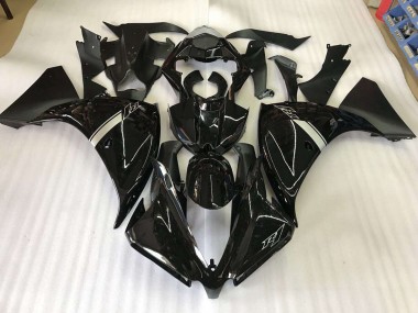 Noir Brillant Carénage Yamaha R1 12-14