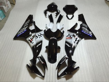 Noir Brillant Carénage Yamaha R6 06-07