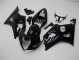Noir Brillant Kit Carénages Complet Suzuki GSXR 1000 K3 03-04