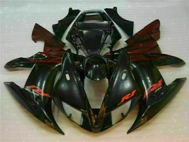 Noir Carénage ABS Yamaha R1 02-03