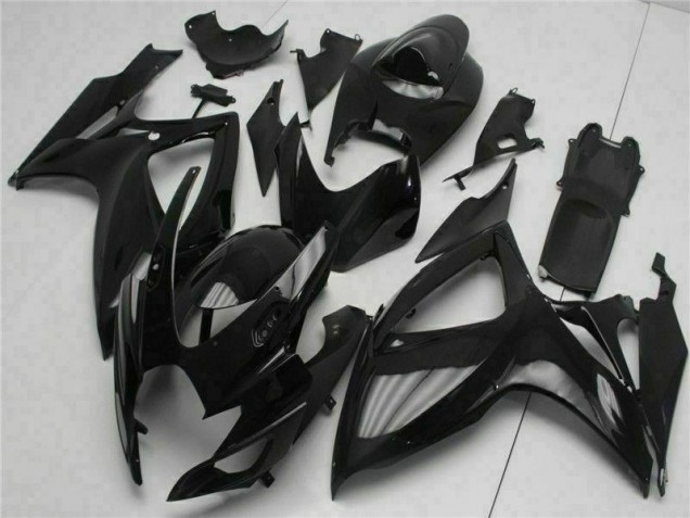 Noir Carénage de Rechange Suzuki GSXR 600 / 750 K6 06-07 Noir Carénage de Rechange Suzuki GSXR 600 / 750 K6 06-07