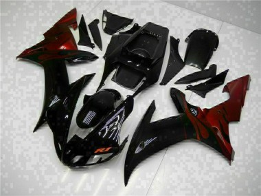 Noir Carenages & Carrosserie Yamaha R1 02-03