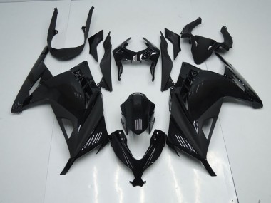Noir Carénages Kawasaki ZX 300R 13-16
