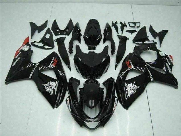 Noir Carénages Suzuki GSXR 1000 K9 09-16 Noir Carénages Suzuki GSXR 1000 K9 09-16