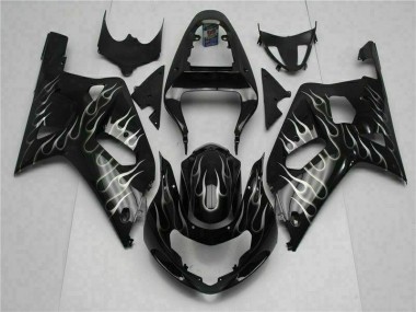 Noir Carrosserie Suzuki GSXR 600 / 750 K1 K2 K3 01-03