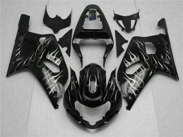 Noir Carrosserie Suzuki GSXR 600 / 750 K1 K2 K3 01-03 Noir Carrosserie Suzuki GSXR 600 / 750 K1 K2 K3 01-03