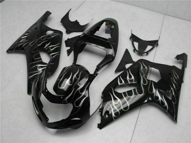 Noir Carrosserie Suzuki GSXR 600 / 750 K1 K2 K3 01-03 Noir Carrosserie Suzuki GSXR 600 / 750 K1 K2 K3 01-03