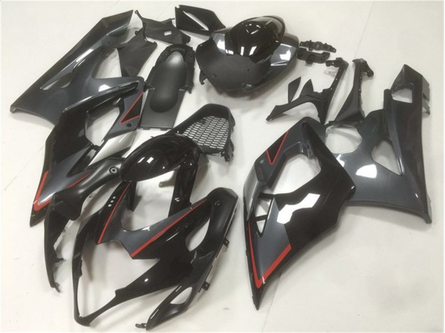 Noir Gris Carénage Suzuki GSXR 1000 K5 05-06 Noir Gris Carénage Suzuki GSXR 1000 K5 05-06