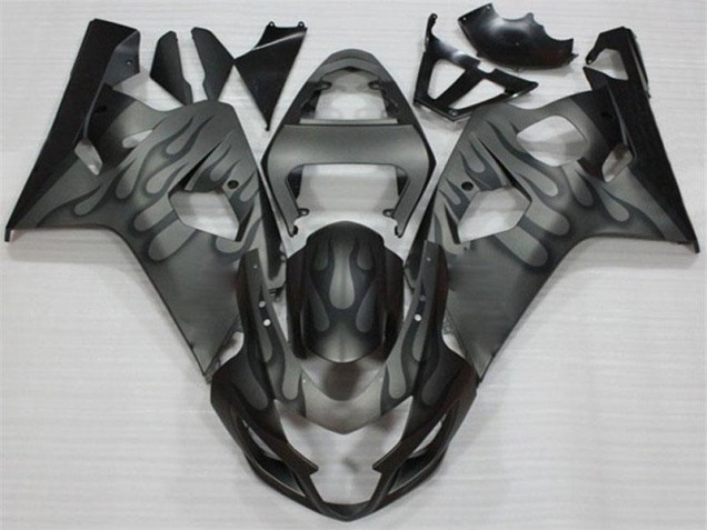 Noir Gris Carénage Suzuki GSXR 600 / 750 K4 04-05 Noir Gris Carénage Suzuki GSXR 600 / 750 K4 04-05