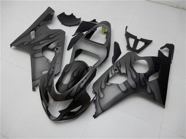 Noir Gris Carénage Suzuki GSXR 600 / 750 K4 04-05 Noir Gris Carénage Suzuki GSXR 600 / 750 K4 04-05