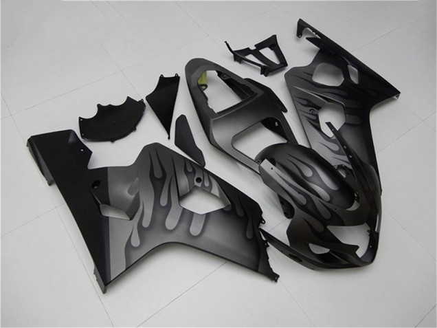 Noir Gris Carénage Suzuki GSXR 600 / 750 K4 04-05 Noir Gris Carénage Suzuki GSXR 600 / 750 K4 04-05