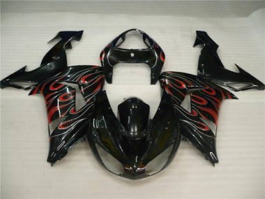 Noir Gris Rouge Carénage Kawasaki ZX10R 06-07