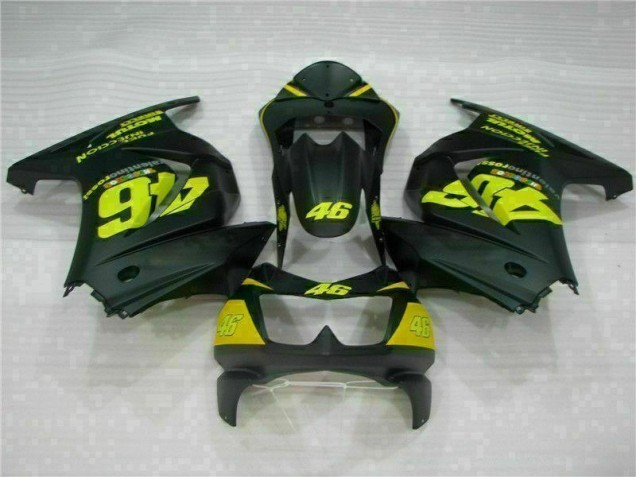 Noir Jaune 46 Carénage Kawasaki EX250 08-12 Noir Jaune 46 Carénage Kawasaki EX250 08-12
