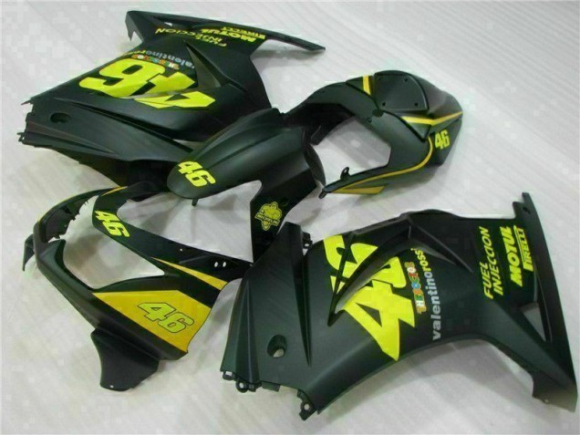 Noir Jaune 46 Carénage Kawasaki EX250 08-12 Noir Jaune 46 Carénage Kawasaki EX250 08-12