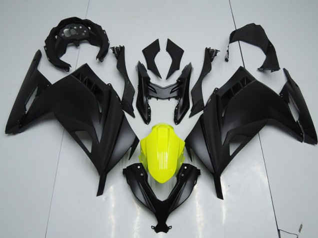 Noir Jaune Carénage Kawasaki ZX 300R 13-16