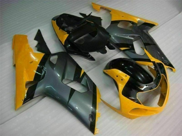Noir Jaune Carénage Suzuki GSXR 600 / 750 K1 K2 K3 01-03 Noir Jaune Carénage Suzuki GSXR 600 / 750 K1 K2 K3 01-03