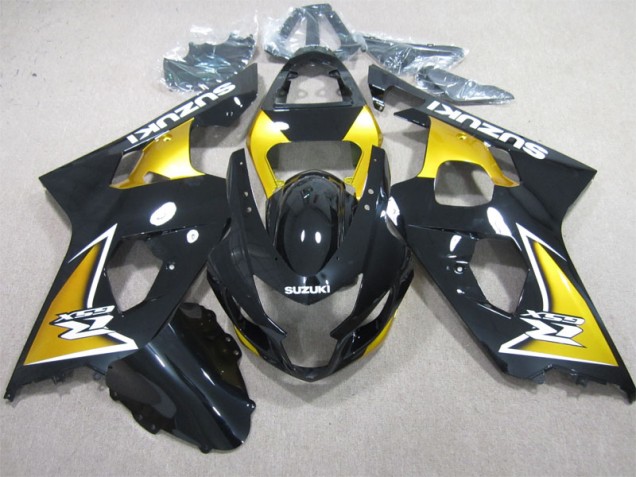 Noir Jaune Carénage Suzuki GSXR 600 K4 04-05 Noir Jaune Carénage Suzuki GSXR 600 K4 04-05