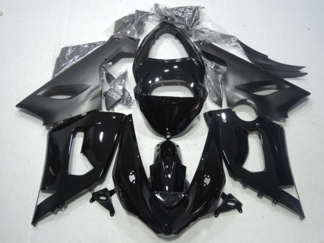 Noir Kit Carénages Complet Kawasaki ZX6R 05-06 Noir Kit Carénages Complet Kawasaki ZX6R 05-06