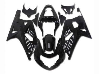 Noir Kit Carénages Complet Suzuki GSXR 600 / 750 K1 K2 K3 01-03