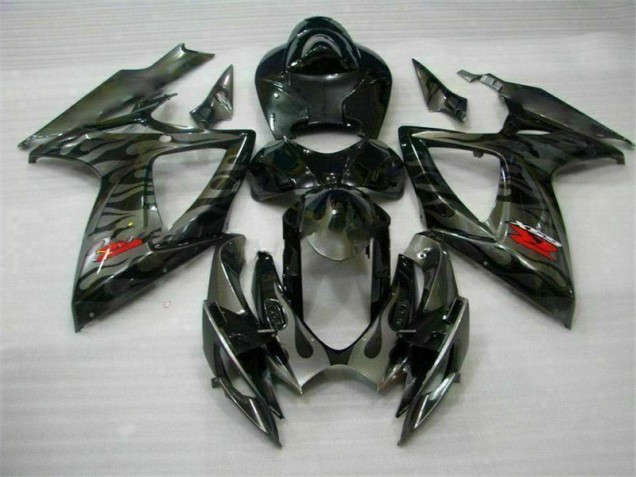 Noir Kit Carénages Complet Suzuki GSXR 600 / 750 K6 06-07 Noir Kit Carénages Complet Suzuki GSXR 600 / 750 K6 06-07
