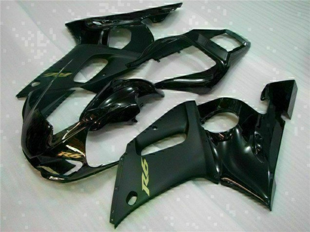 Noir Kit Carénages Complet Yamaha R6 98-02 Noir Kit Carénages Complet Yamaha R6 98-02