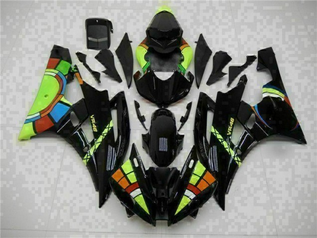 Noir Kit Carénages Yamaha R6 06-07 Noir Kit Carénages Yamaha R6 06-07