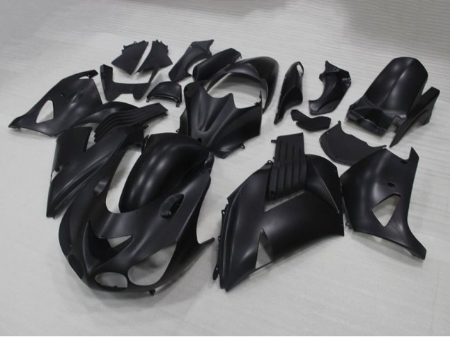 Noir Mat Carénage Kawasaki ZX14R ZZR 1400 06-11 Noir Mat Carénage Kawasaki ZX14R ZZR 1400 06-11