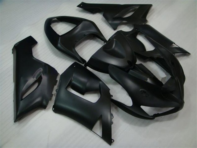 Noir Mat Carénage Kawasaki ZX6R 05-06 Noir Mat Carénage Kawasaki ZX6R 05-06
