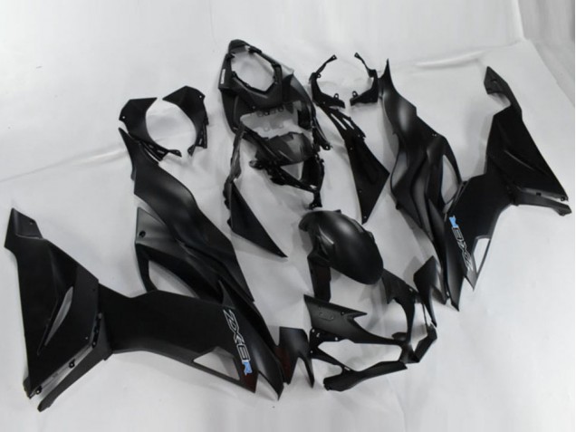 Noir Mat Carénage Kawasaki ZX6R 19-23 Noir Mat Carénage Kawasaki ZX6R 19-23