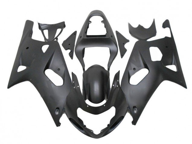 Noir Mat Carénage Suzuki GSXR 600 / 750 K1 K2 K3 01-03 Noir Mat Carénage Suzuki GSXR 600 / 750 K1 K2 K3 01-03