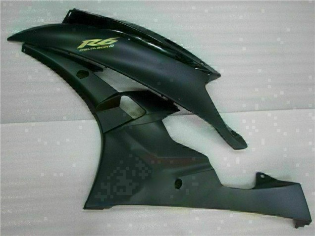 Noir Mat Carénage Yamaha R6 06-07 Noir Mat Carénage Yamaha R6 06-07
