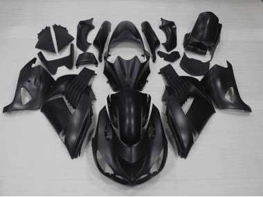 Noir Mat Carénages Kawasaki ZX14R ZZR 1400 06-11